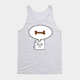 Lucky puppy wants a Bone Tank Top